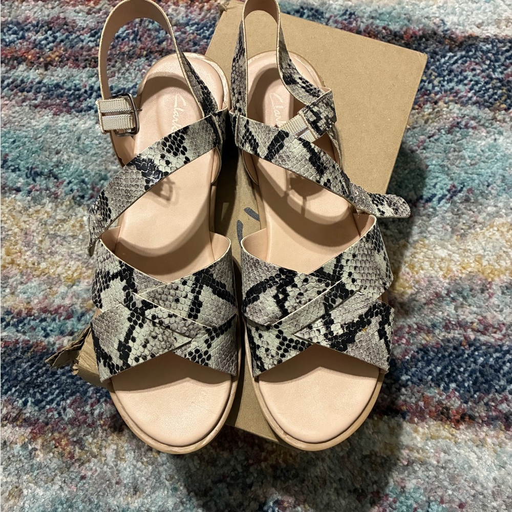 Snakeskin Patterned Women's Sandals